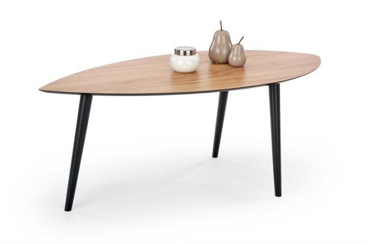 Журнальний столик HALMAR MEXICO Дуб вотан / Чорний